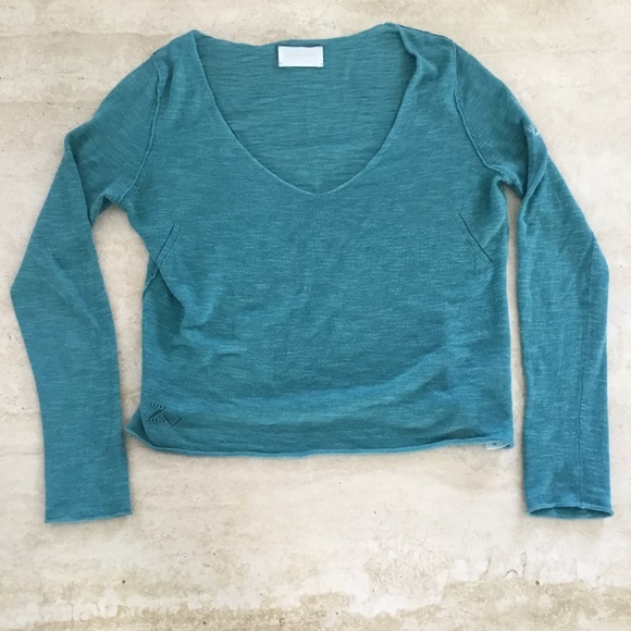 Zadig & Voltaire V-Neck Logo Sweater - Size Medium - Picture 10 of 15